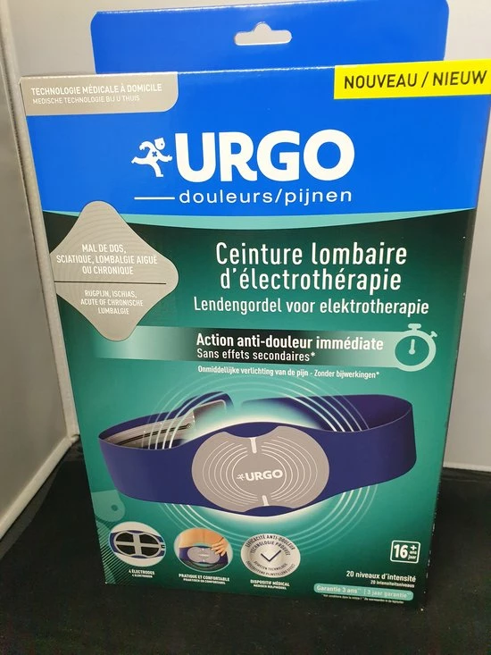 Urgo LENDEGORDEL VOOR ELEKTROTHERAPIE 3 Urgo LENDEGORDEL VOOR ELEKTROTHERAPIE