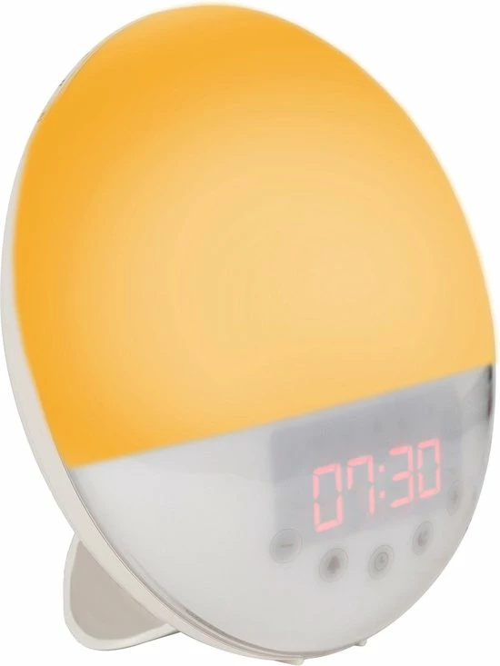 Silvergear Wake Up Light Wekker - Wekker Met Licht - Radio - Wit - Afbeelding 11