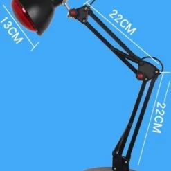 Merkloos Lichttherapie - Anti Aging Therapie - Massage - Infrarood Verwarmingslamp - Artritis - Verlichting Van Spierpijn - Fysiotherapie - Volledige Lichaamsverzorging - Pijnstiller - Verhoging Metabolisme - 100 Watt -Beurer store 550x769 1