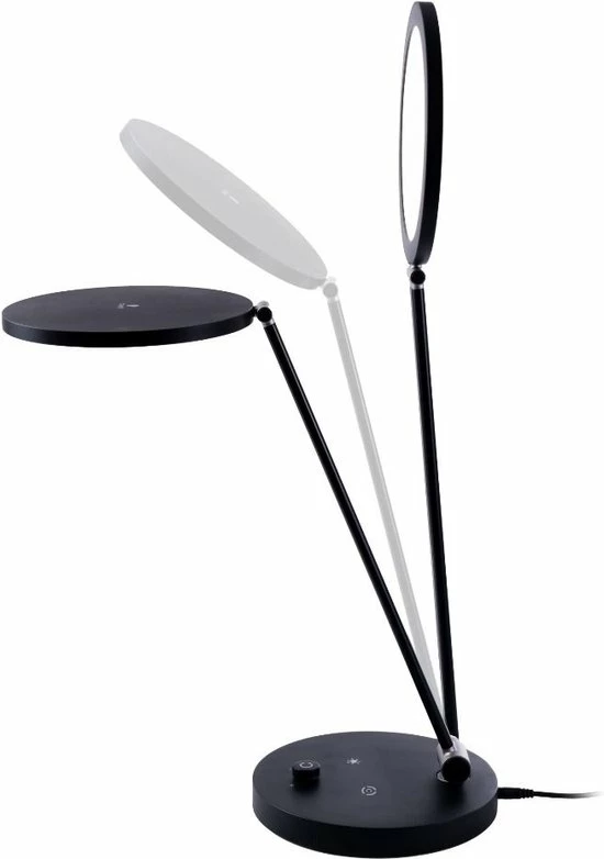 Daylight TriSun E36401 Lichttherapie Lamp - Dimbare Bureaulamp - Daglichtlamp - USB - Zwart - Afbeelding 10