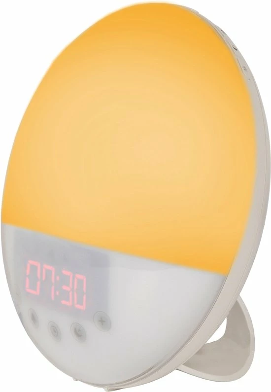Silvergear Wake Up Light Wekker - Wekker Met Licht - Radio - Wit - Afbeelding 10
