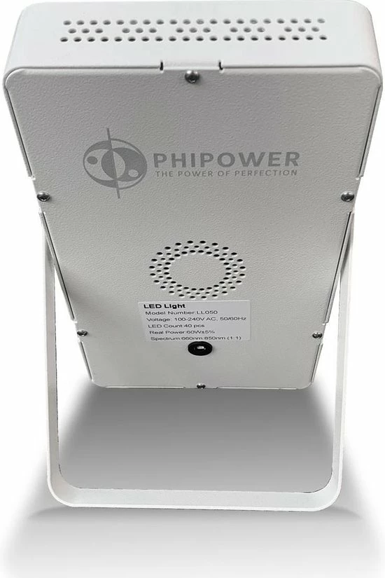 Merkloos Rood Licht Therapie Lamp | Diep Rood/NIR | Phipower - Afbeelding 13